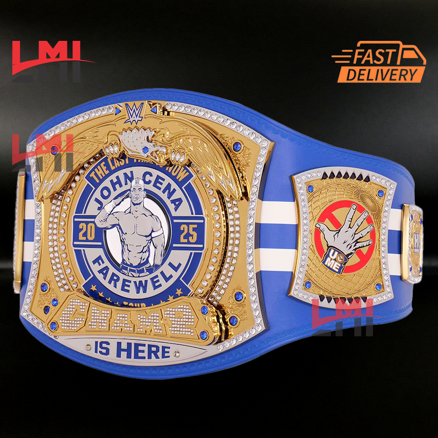 John Cena Farewell Tour 2025 Indianapolis Spinner Championship Belt Wrestling 2mm Brass 
