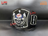 Custom Smoking Skull Spinner Replica Championship Belt Wrestling 2mm Brass - LMI Championship Belts