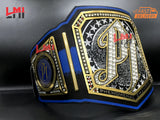 Custom AJ Styles Universal Championship Belt 2mm Brass 