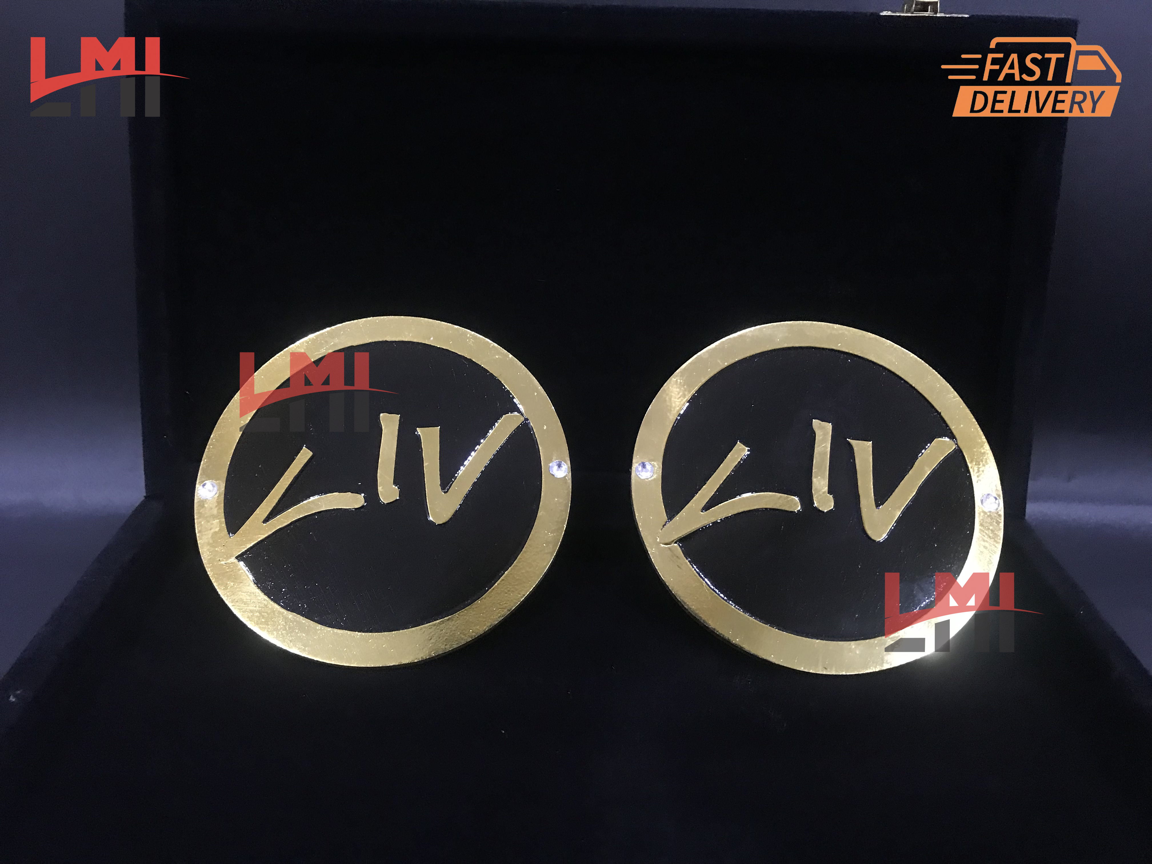WWE Liv Morgan Signature Black Side Plates 4mm 