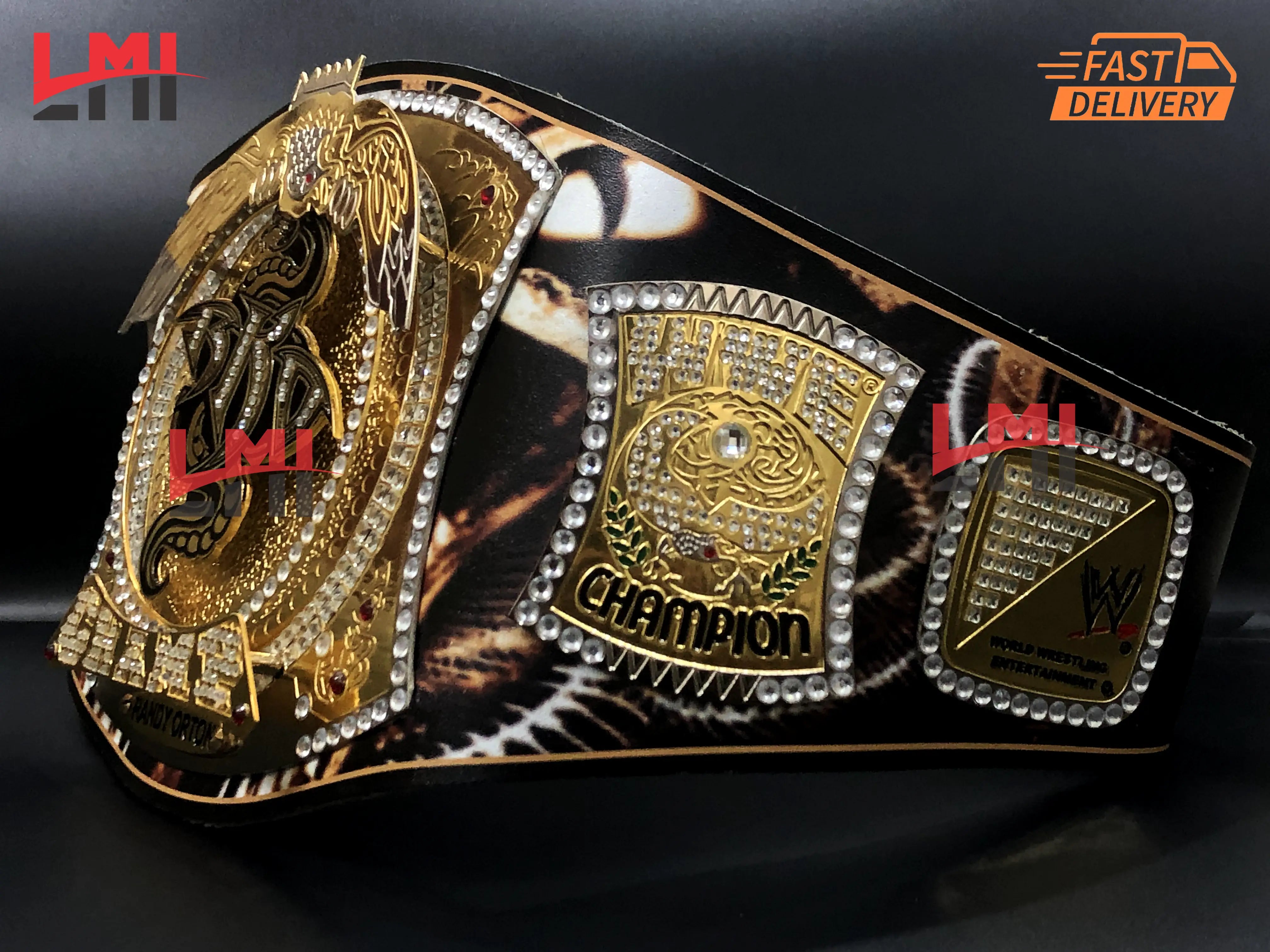 Randy Orton Spinner World Heavyweight Championship Belt - LMI Championship Belts
