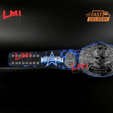 Custom Smoking Skull Limited Edition Replica Championship Belt Wrestling 2mm Brass - LMI Championship Belts