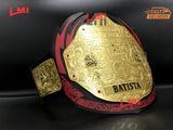 Custom Batista Big Gold World Heavyweight Championship Belt 2mm Brass 