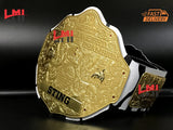 Custom Tribute to Sting Big Gold World Heavyweight Championship Belt 2mm Brass - LMI Championship Belts