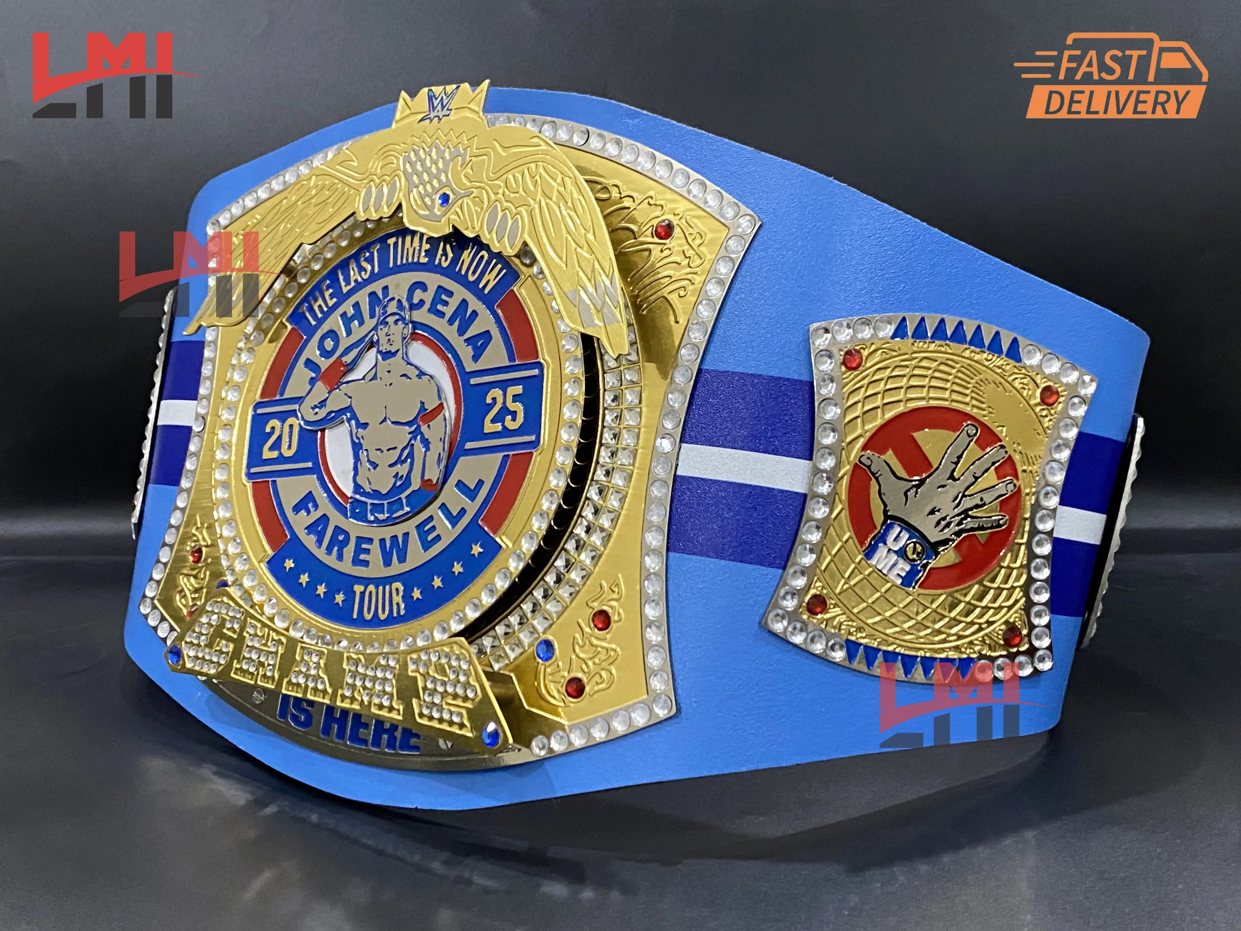 John Cena Farewell Tour 2025 Torronto Spinner Championship Belt Wrestling Brass 