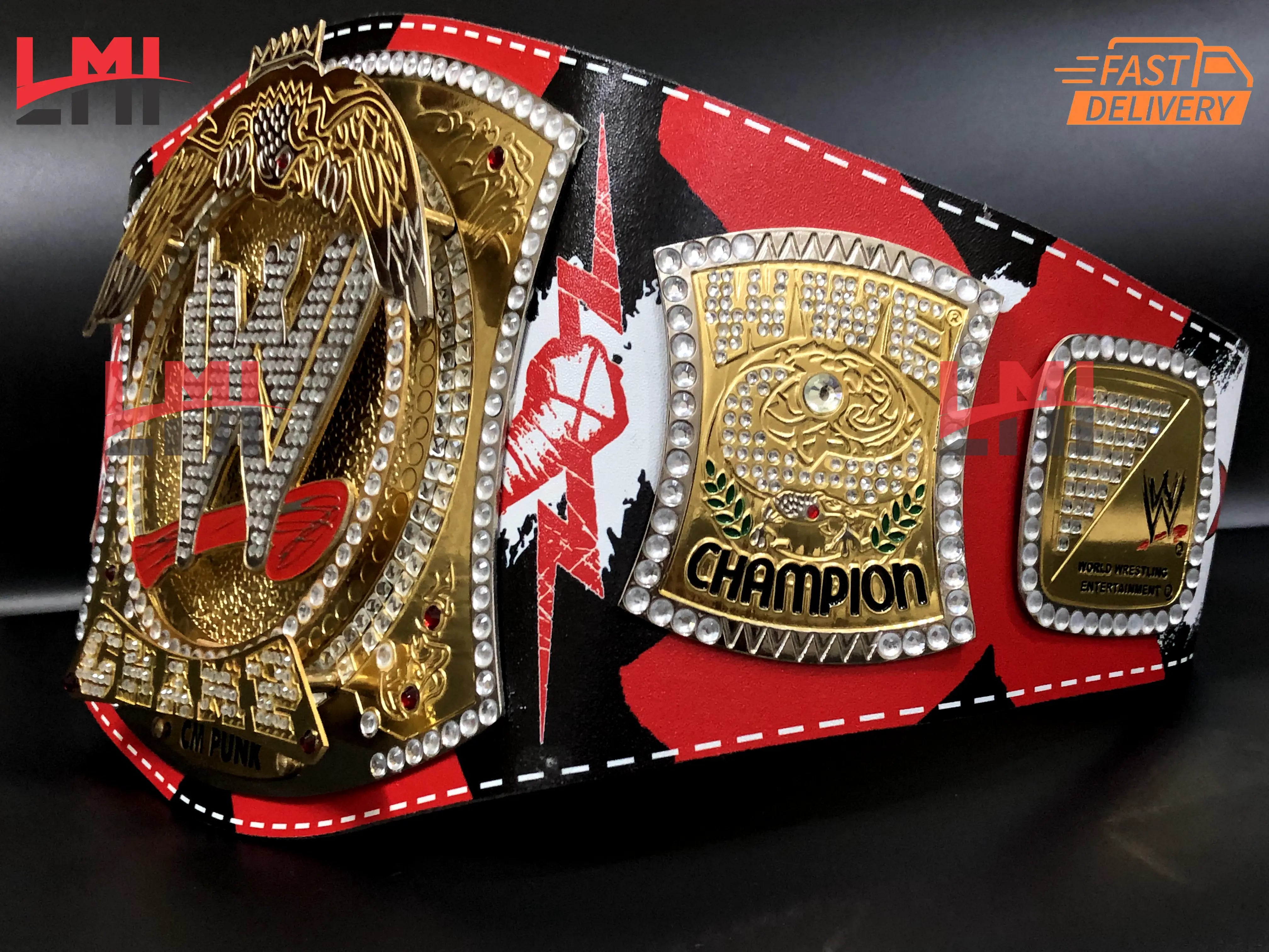 CM Punk Spinner World Heavyweight Championship Belt Replica 
