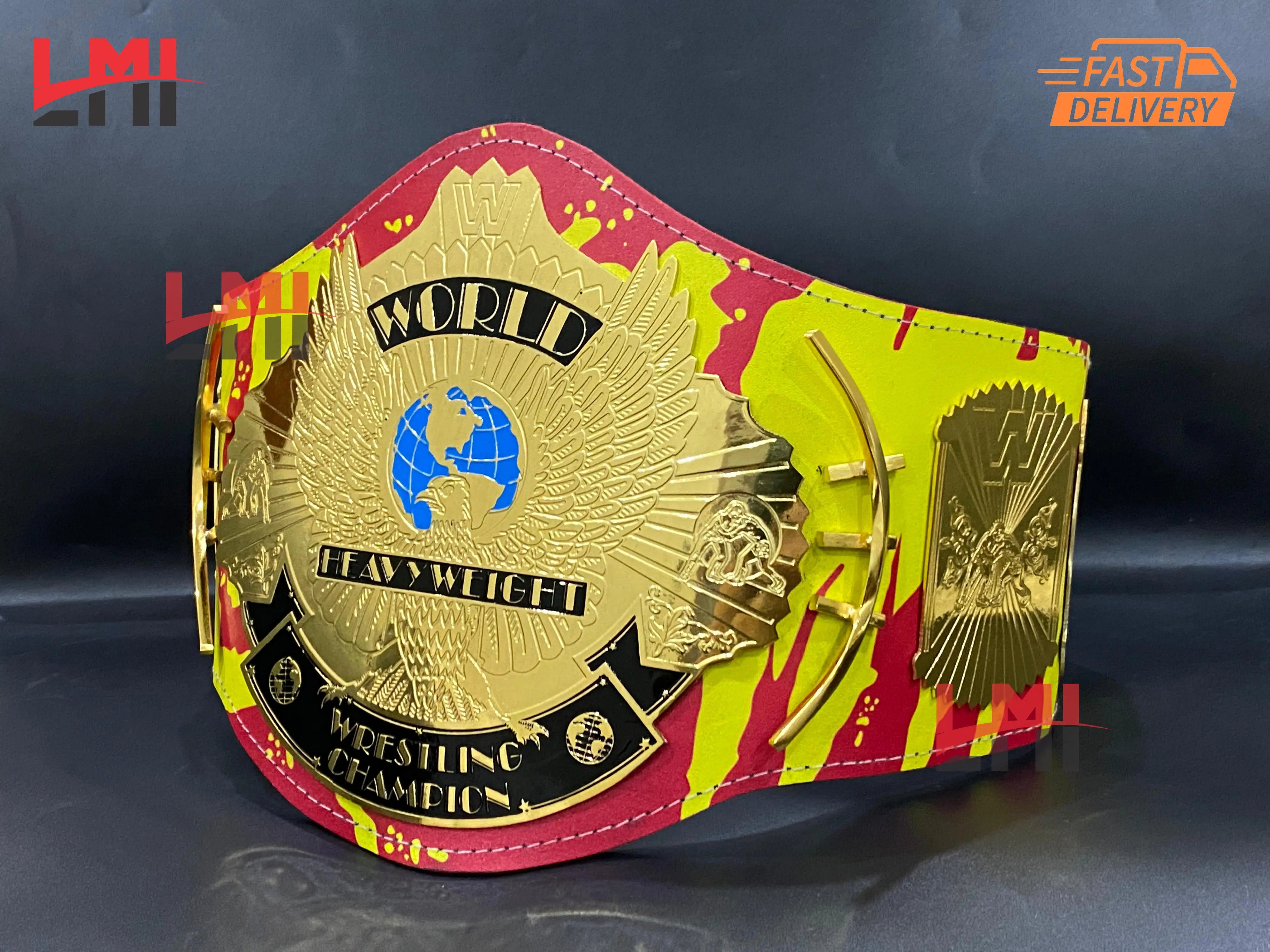 Tribute Hulk Hogan Winged Eagle Championship Belt Title Wrestling Belt 