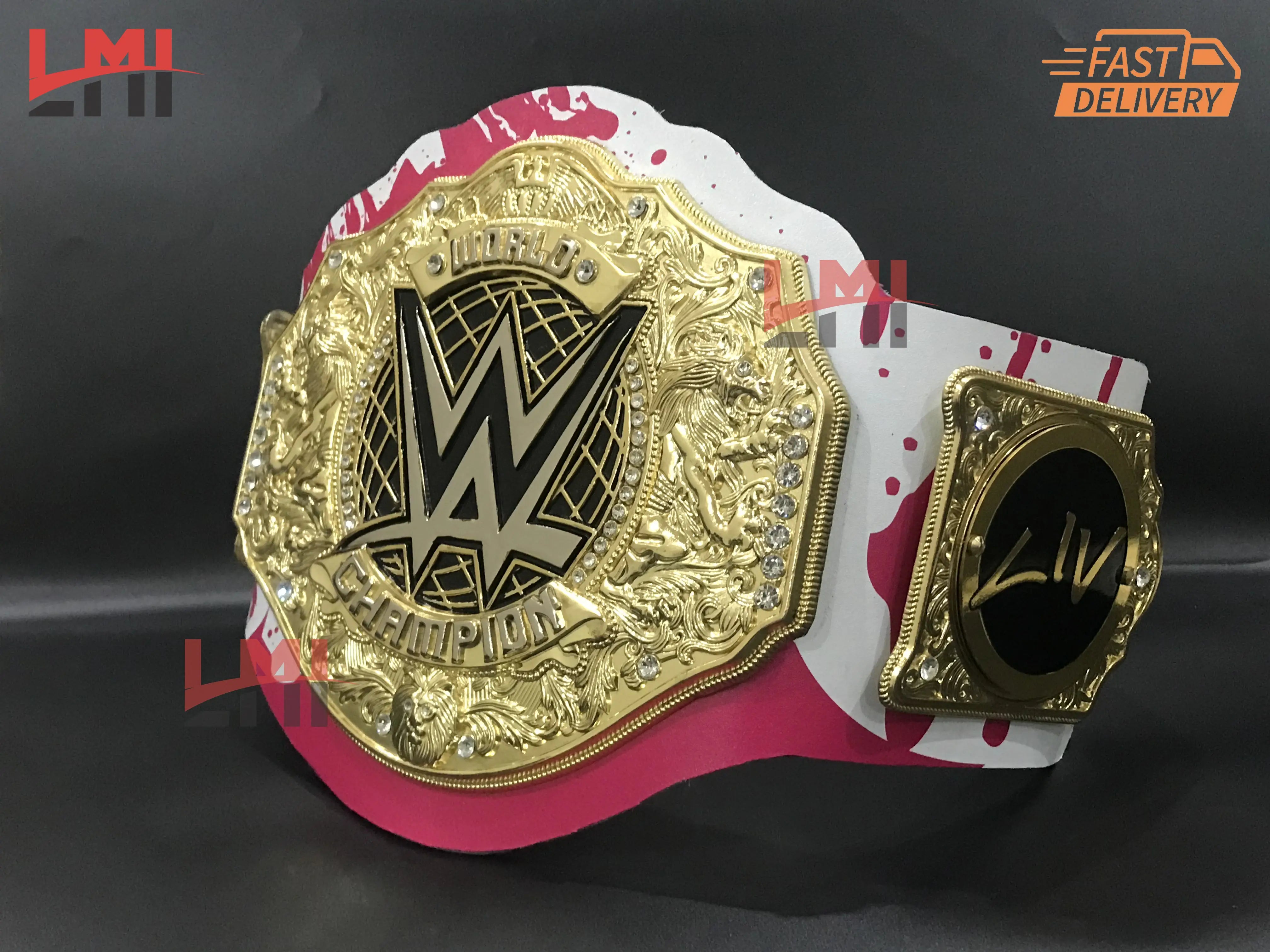 Custom Liv Morgan Women's World Heavyweight Championship Belt 