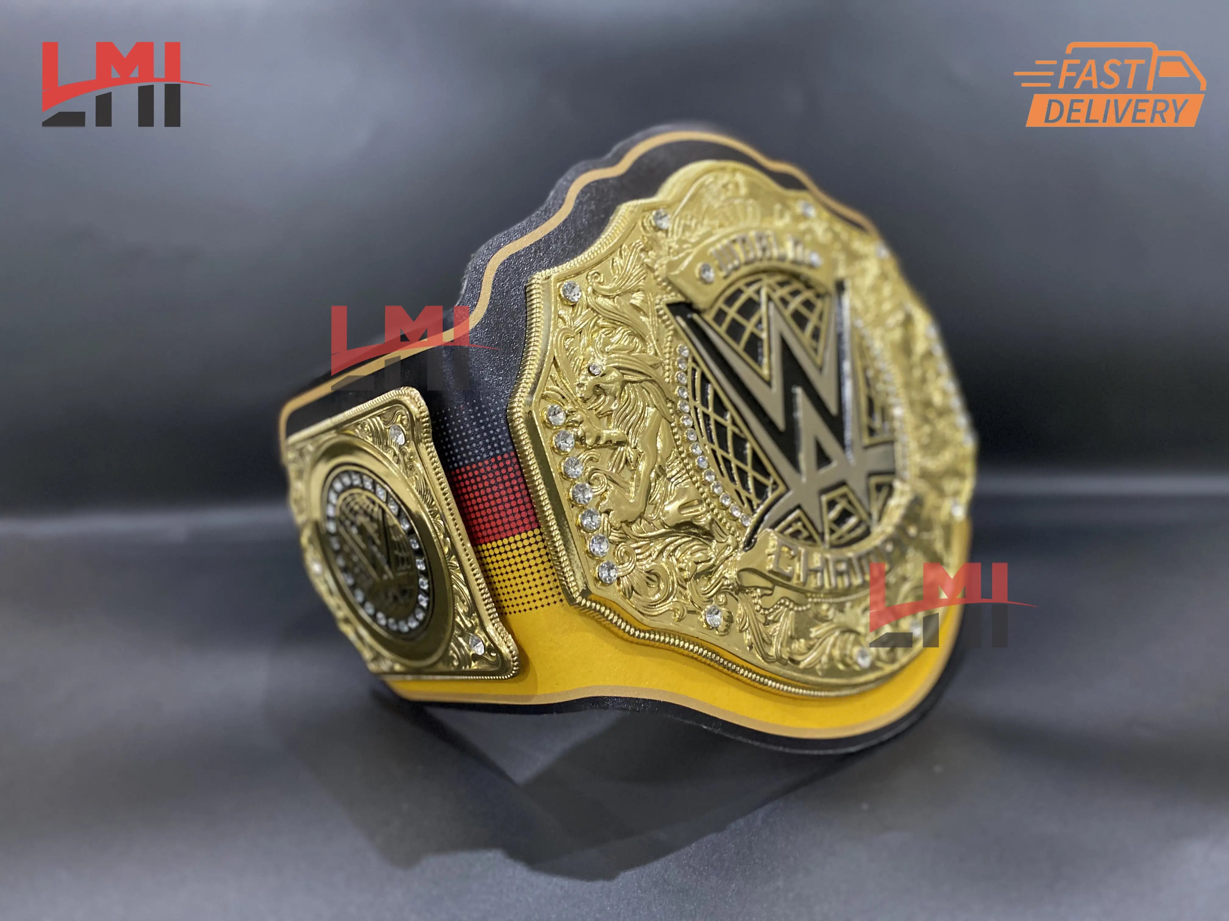 Bash in Berlin World Heavyweight Championship Belt Replica Title Wrestling Belt 6mm 