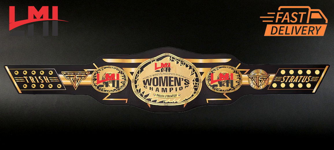 Custom Trish Stratus Signature Series Women's Championship Belt Wrestling