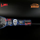 Custom Smoking Skull Limited Edition Replica Championship Belt Wrestling 2mm Brass - LMI Championship Belts