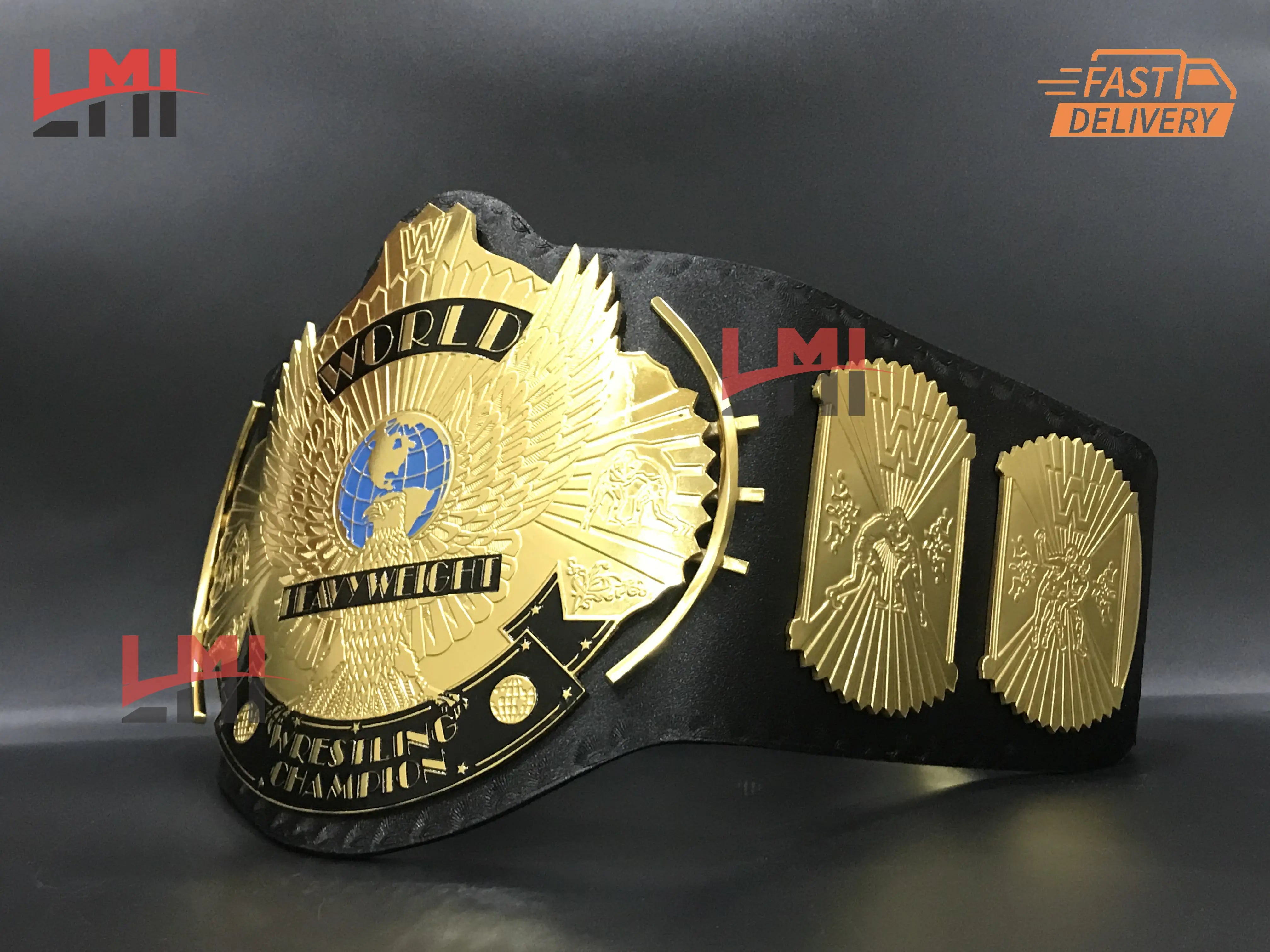 WWE Winged Eagle Championship Belt Wrestling Replica Belt 2mm - LMI Championship Belts