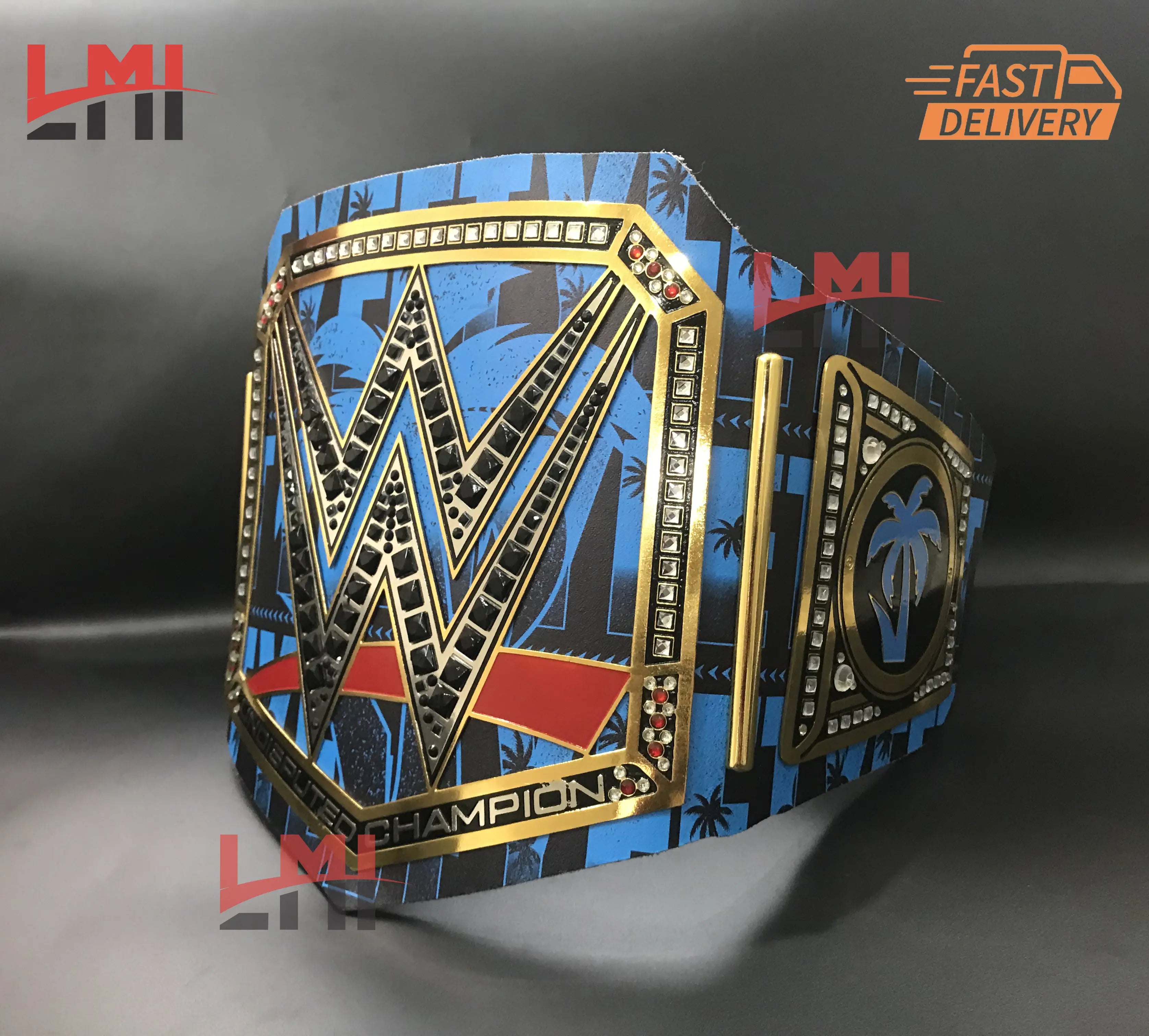 Custom Yeet Jey Uso Championship Belt Wrestling Belt 2mm Brass 