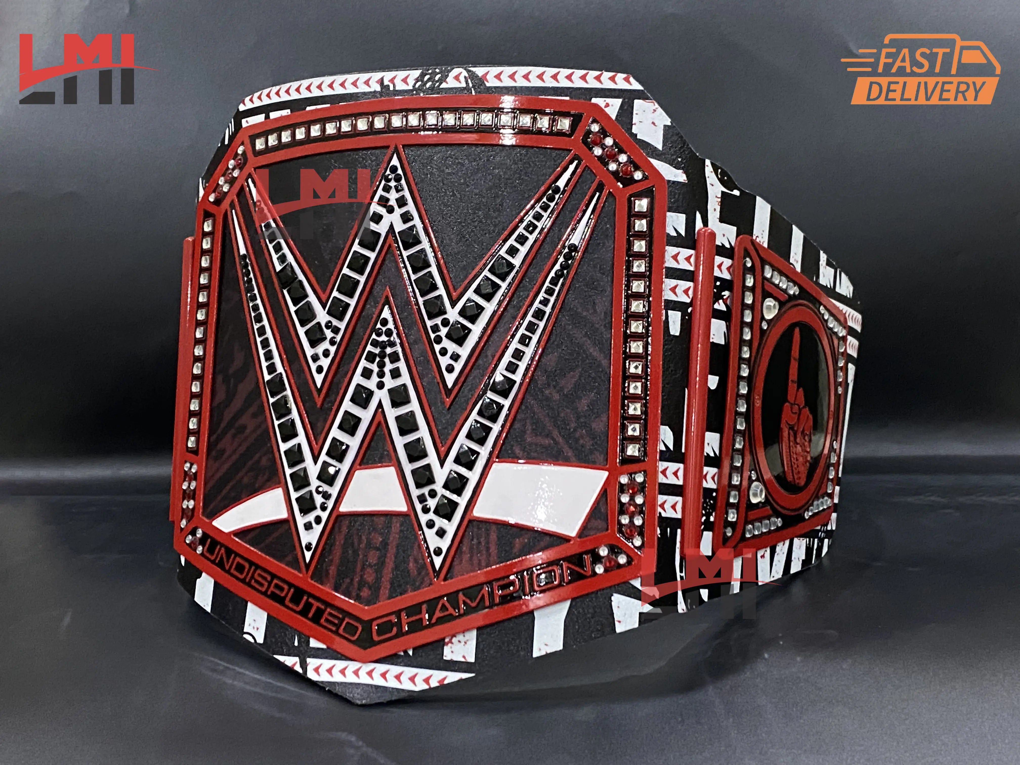 Custom No Yeet Championship Wrestling Belt 2mm Brass - LMI Championship Belts