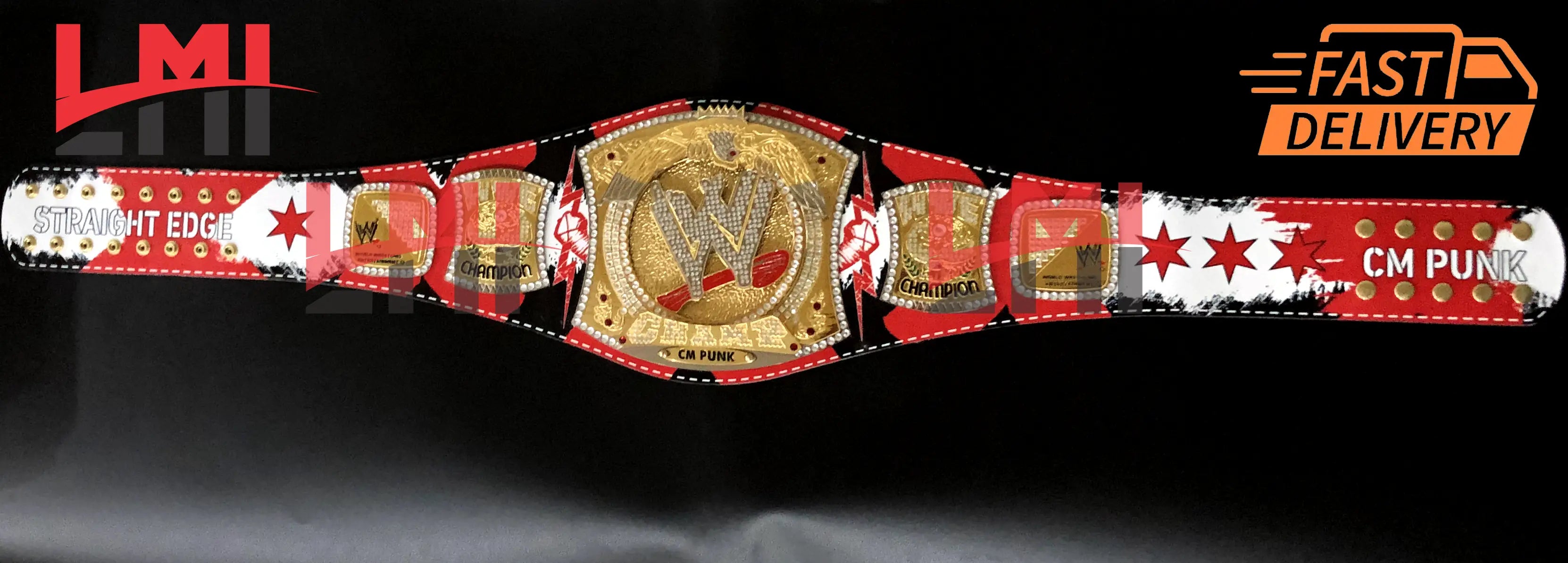CM Punk Spinner World Heavyweight Championship Belt Replica 