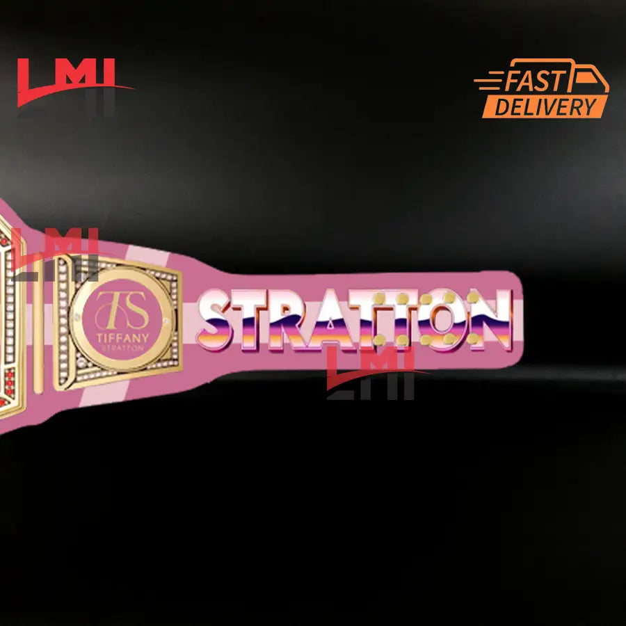 Tiffany Stratton Custom Universal World Heavyweight Championship Belt 2mm Brass - LMI Championship Belts