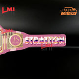 Tiffany Stratton Custom Universal World Heavyweight Championship Belt 2mm Brass - LMI Championship Belts