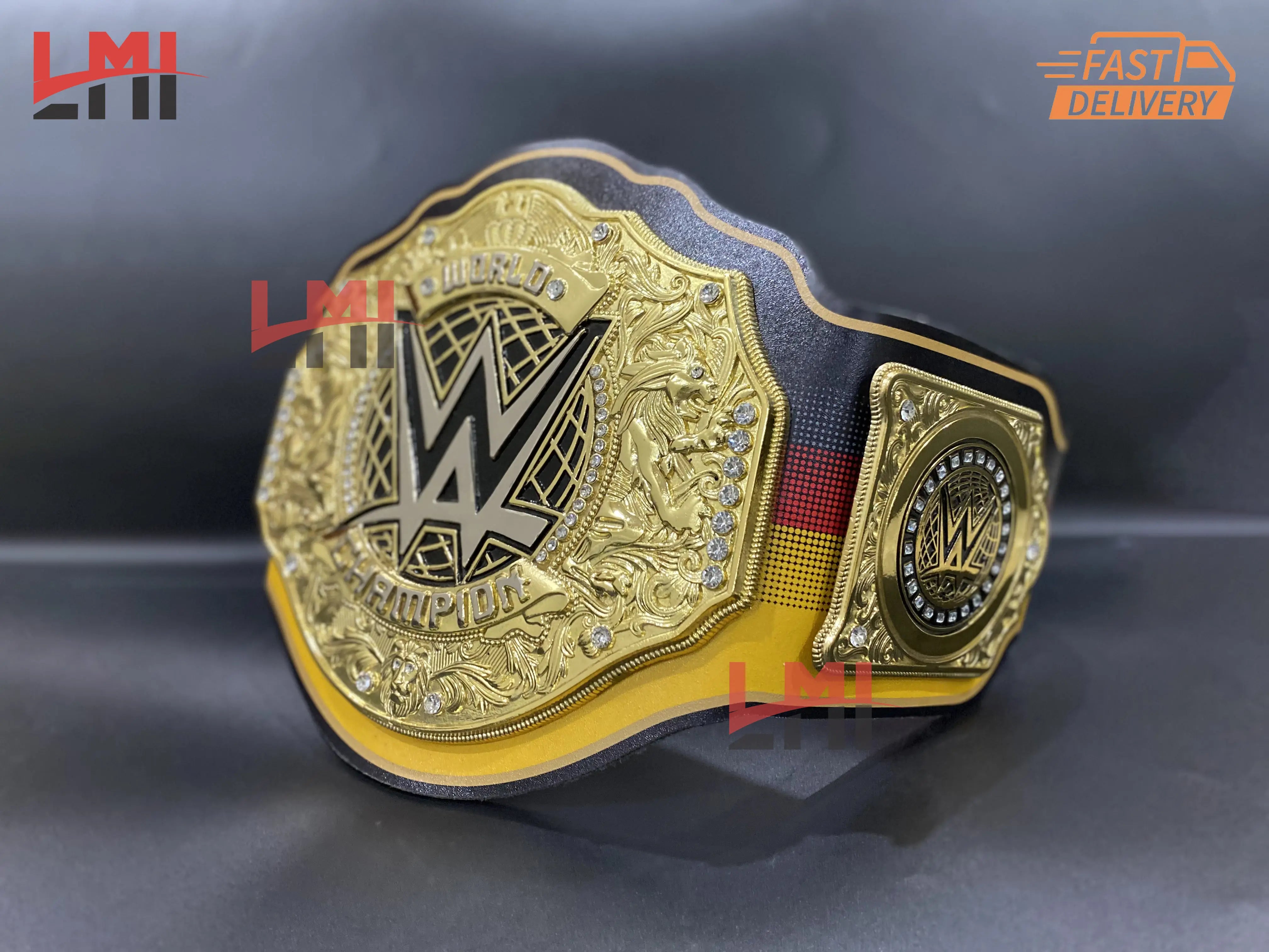 Bash in Berlin World Heavyweight Championship Belt Replica Title Wrestling Belt 6mm 