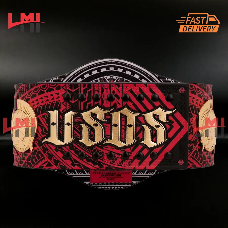 WWE Usos Signature Series Tag Team Championship Belt 2mm Brass 
