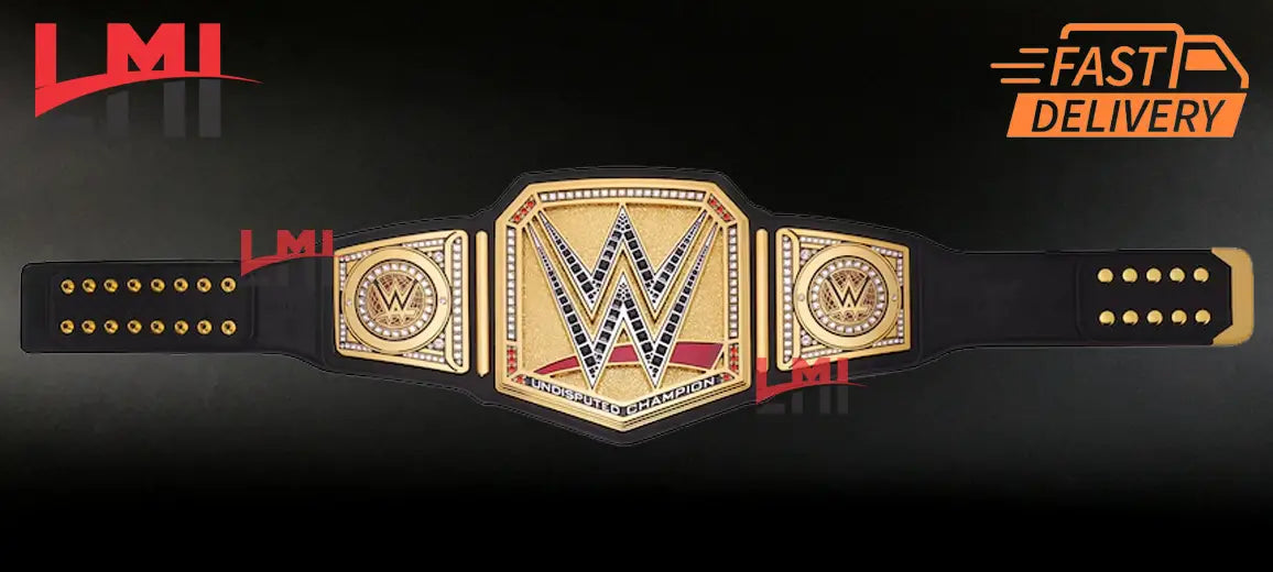 Undisputed Championship Belt Wrestling Replica Belt 10mm Diecast 