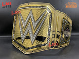 WrestleMania 41 Golden Championship Belt Las Vegas WWE Replica Title 2mm/6mm Diecast - LMI Championship Belts