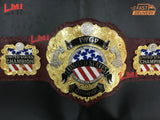 IWGP Version US World Heavyweight Championship Belt Wrestling 2mm Brass 