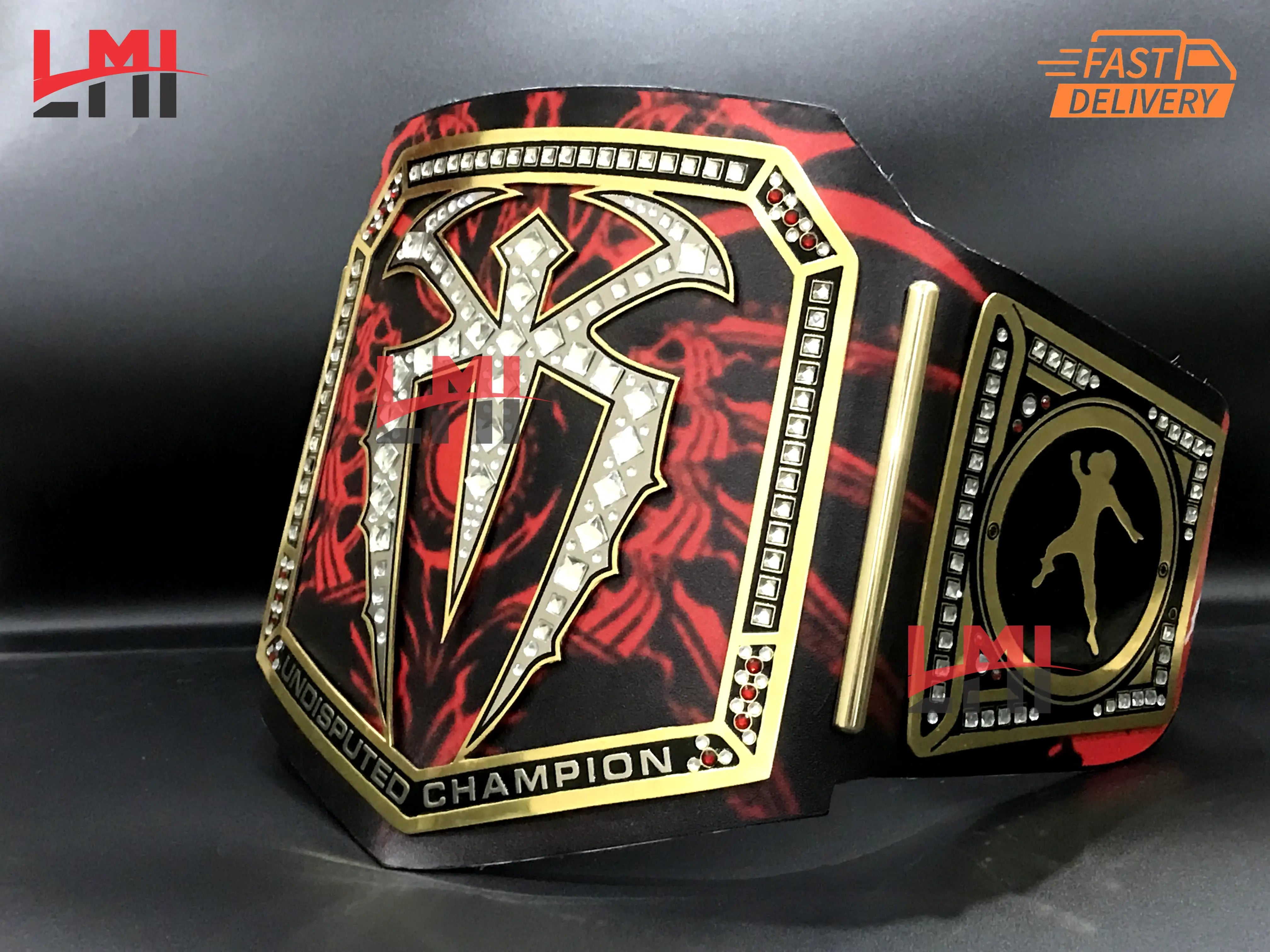 Custom Roman Reigns Universal Replica Championship Belt 2mm Brass 