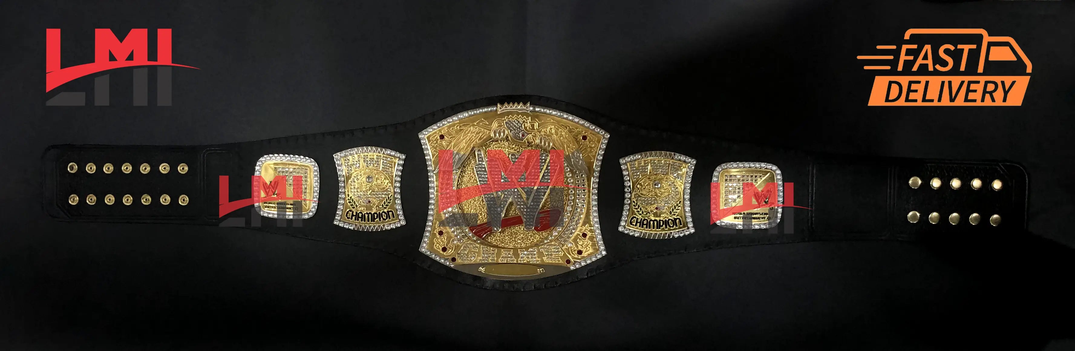WWE Spinner World Heavyweight Replica Championship Belt 2mm - LMI Championship Belts