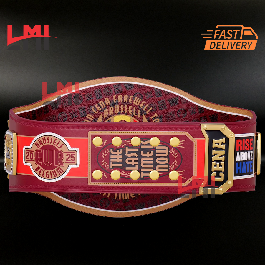 John Cena Farewell Tour 2025 Brussels Spinner Championship Belt Wrestling 