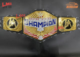 WWE La Knight Signature United States Championship Belt Replica Title Wrestling Belt 4mm - LMI Championship Belts