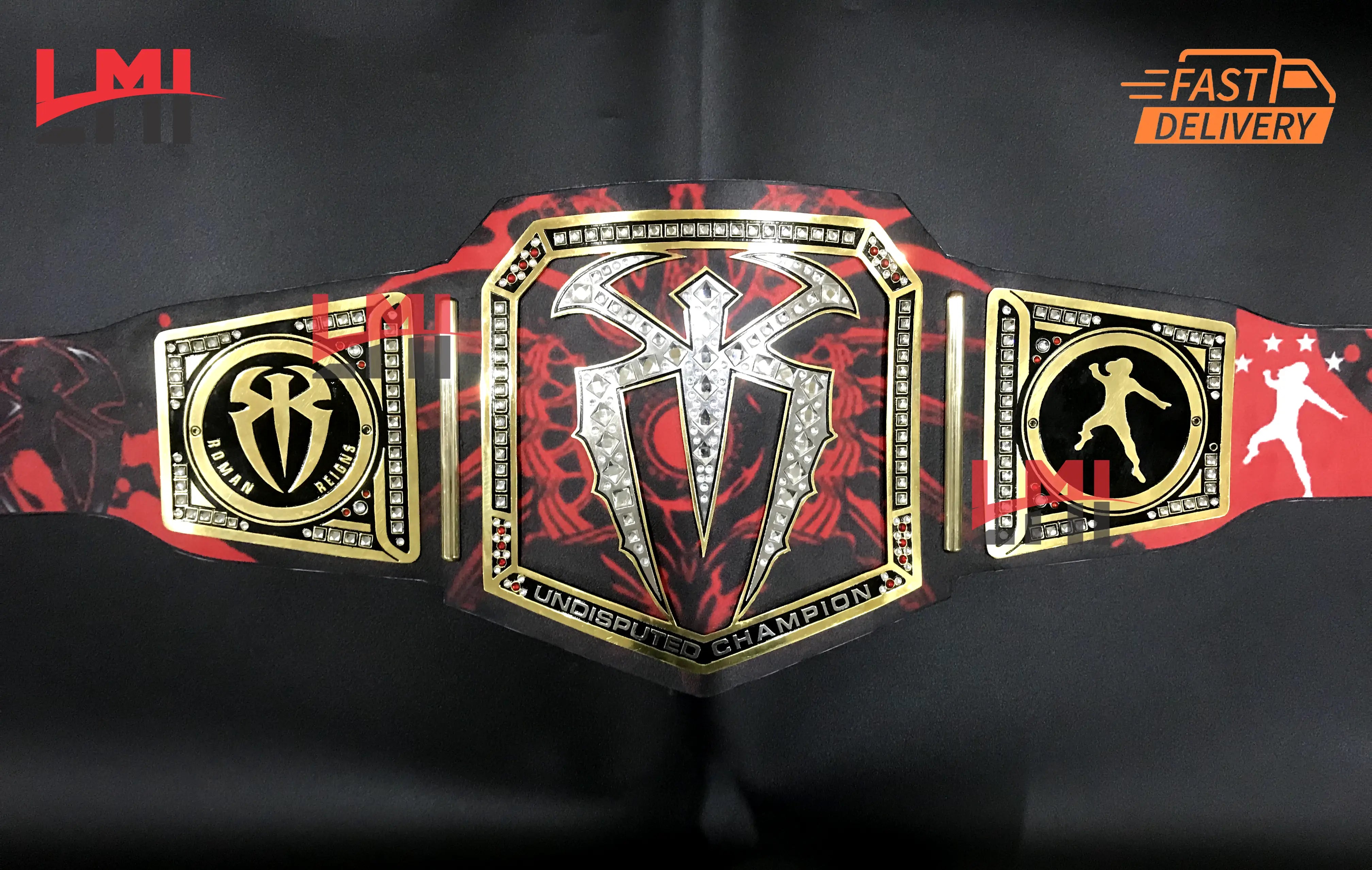 Custom Roman Reigns Universal Replica Championship Belt 2mm Brass 