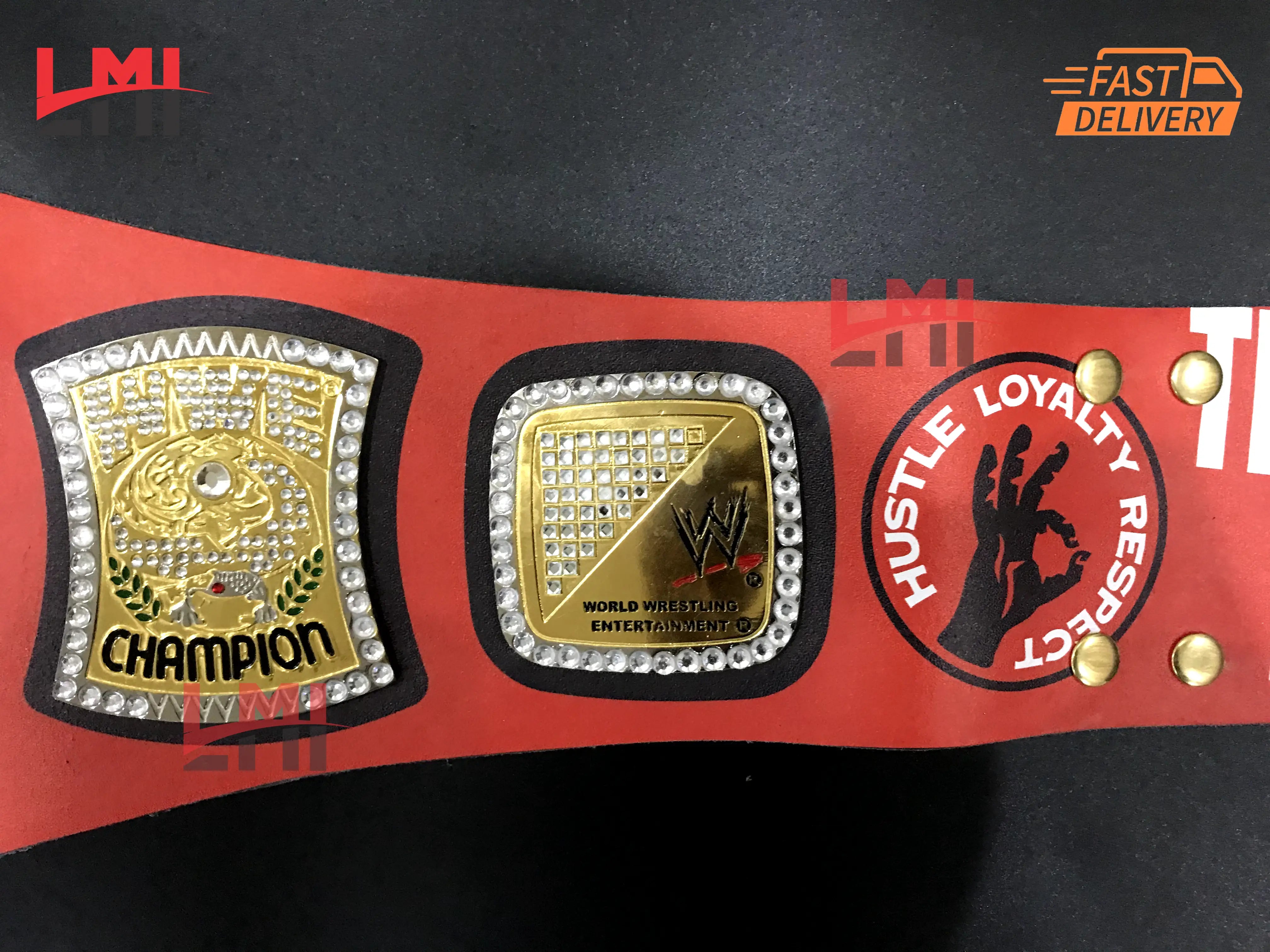 WWE John Cena Spinner World Heavyweight Championship Belt 2mm Brass - LMI Championship Belts