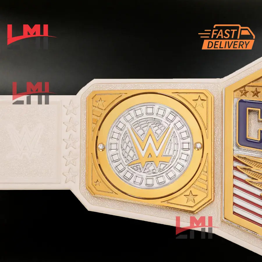 WWE Women's United States Championship Belt Wrestling 2mm Brass - LMI Championship Belts
