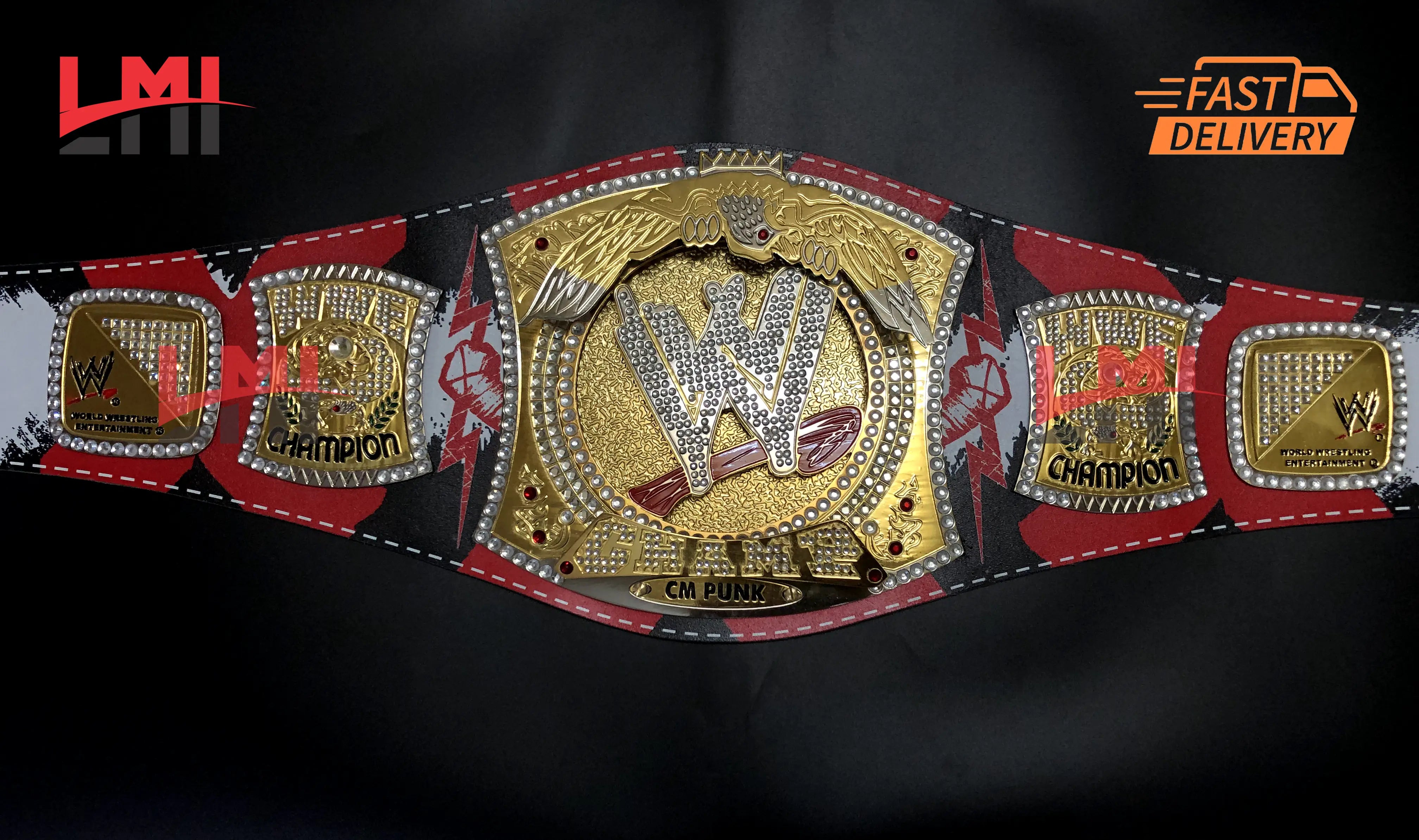 CM Punk Spinner World Heavyweight Championship Belt Replica 