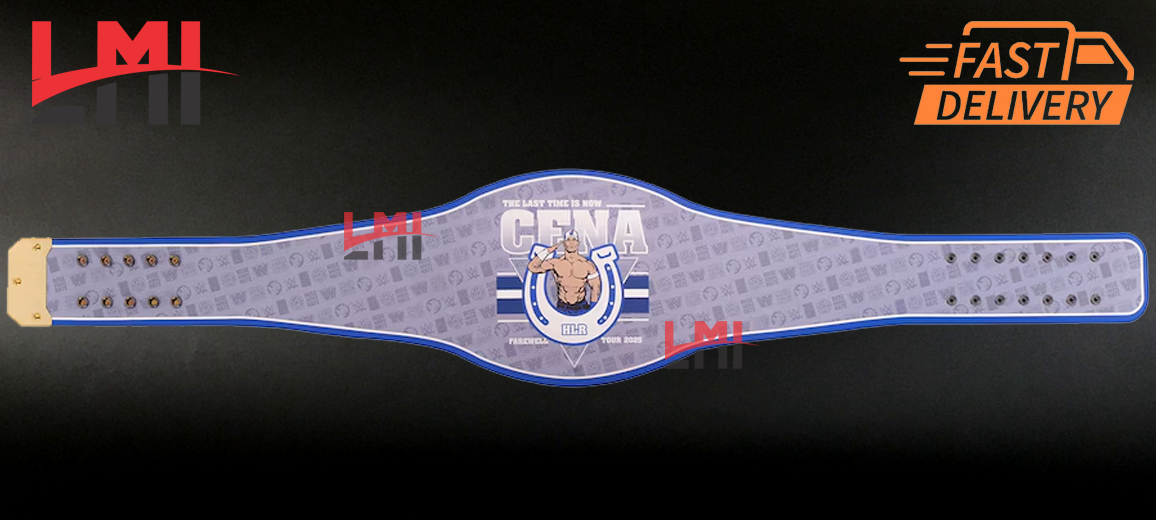 John Cena Farewell Tour 2025 Indianapolis Spinner Championship Belt Wrestling 2mm Brass 