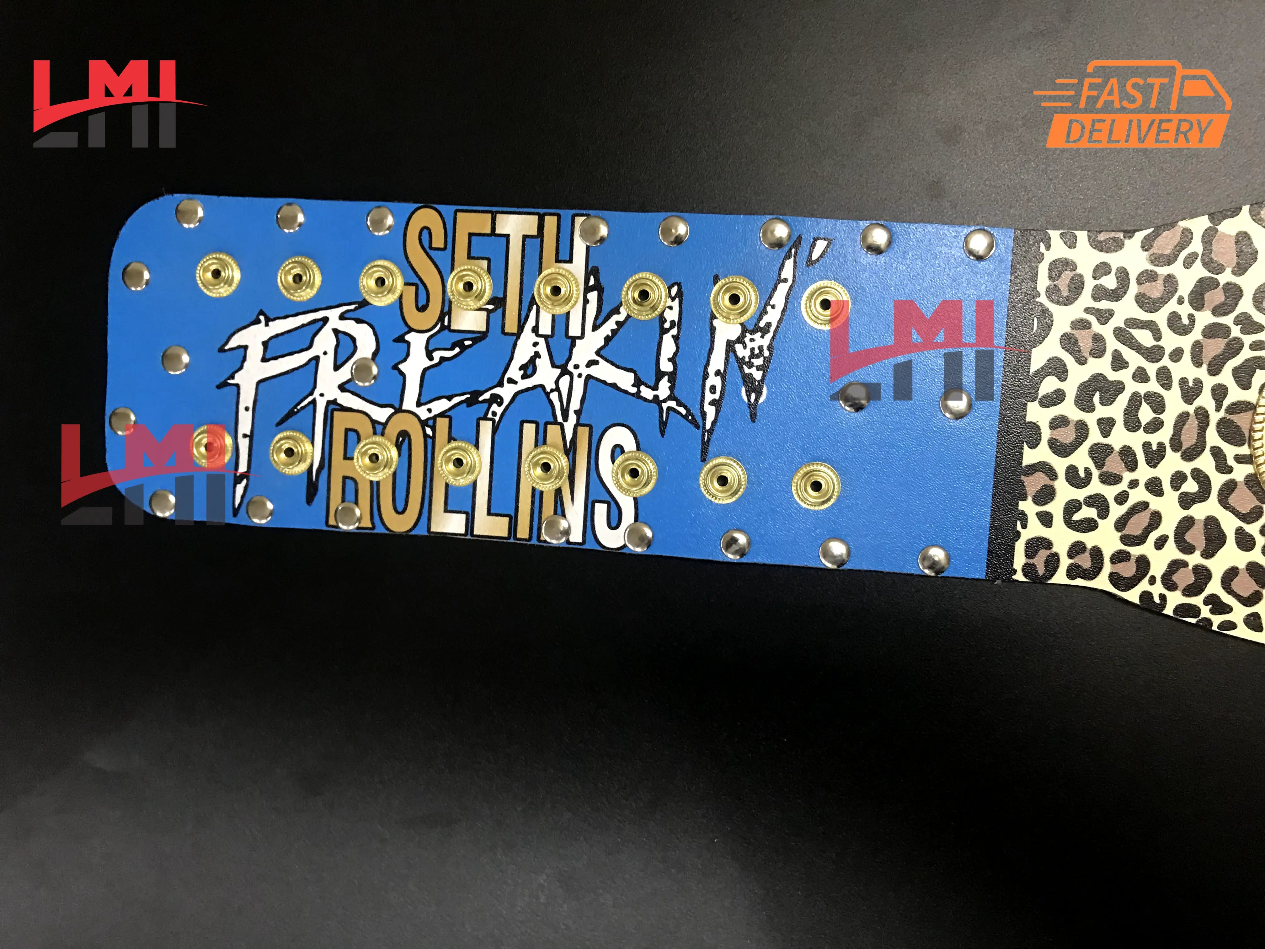 Seth Rollins Custom World Heavyweight Championship Belt 2mm Brass - LMI Championship Belts