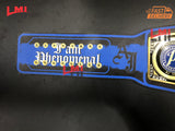 Custom AJ Styles Universal Championship Belt 2mm Brass 