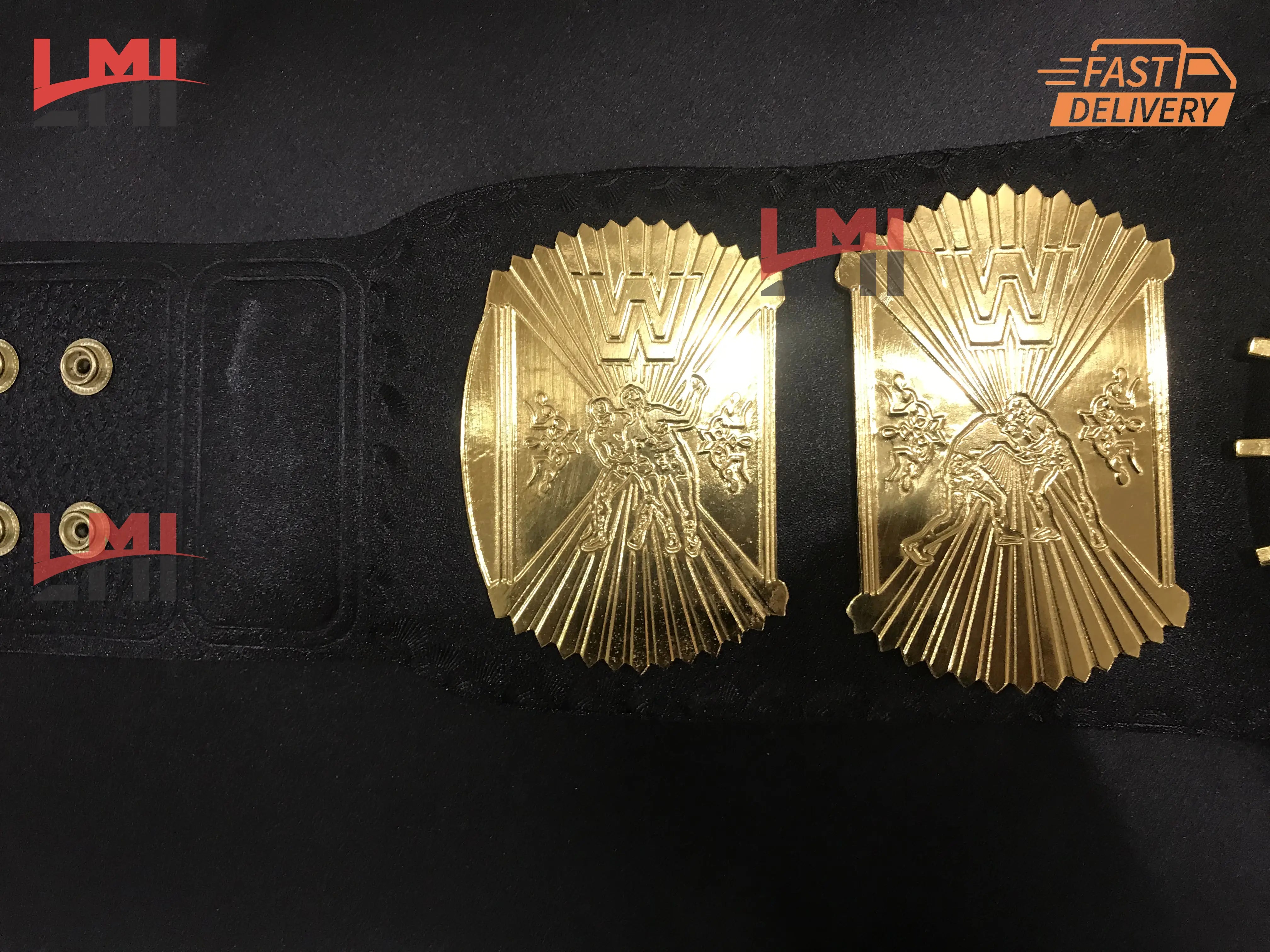 WWE Winged Eagle Championship Belt Wrestling Replica Belt 2mm - LMI Championship Belts