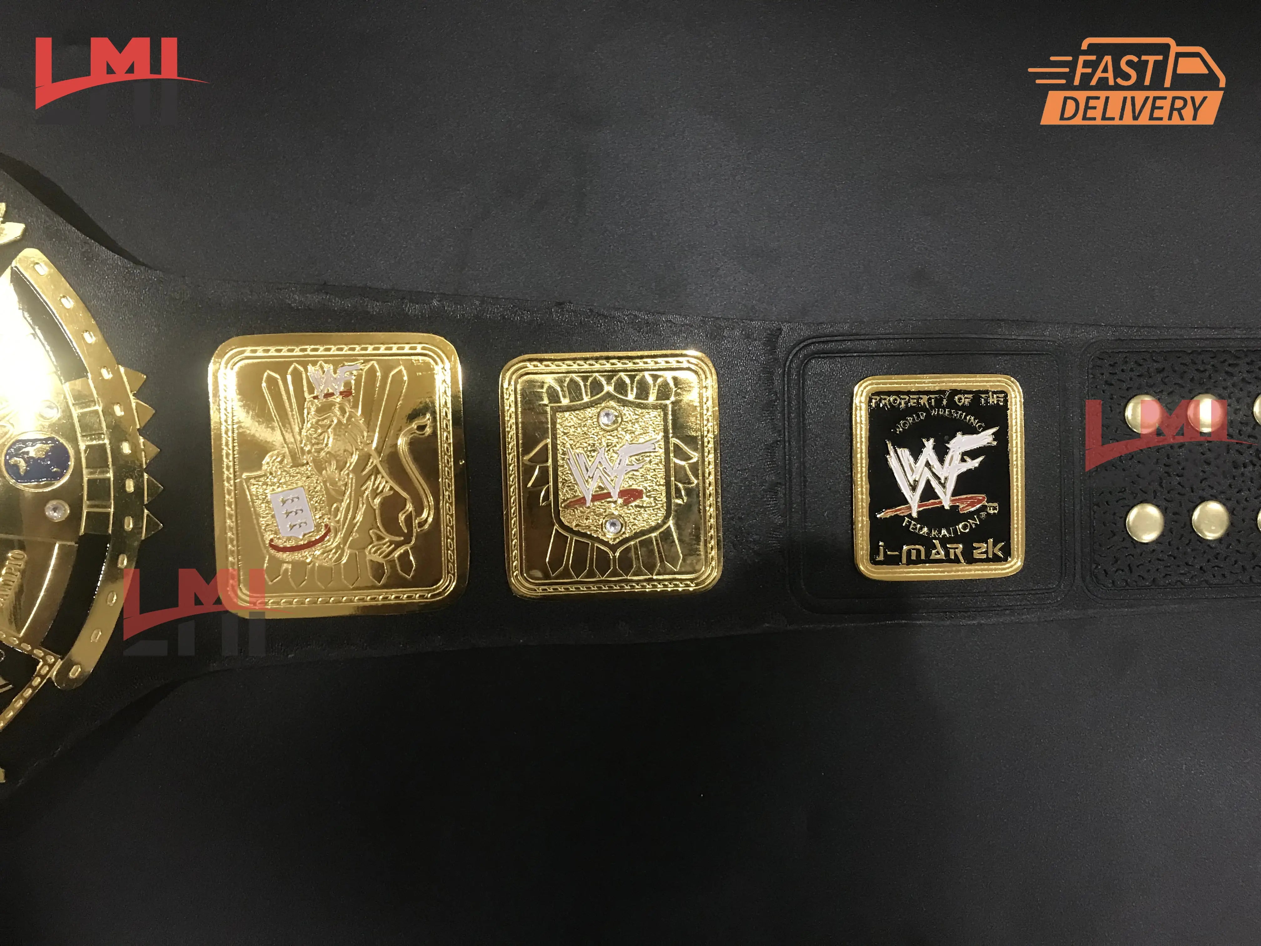 WWF Big Eagle Championship Belt Wrestling Replica Belt 2mm - LMI Championship Belts