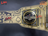 WrestleMania 41 Golden Championship Belt Las Vegas WWE Replica Title 2mm/6mm Diecast - LMI Championship Belts