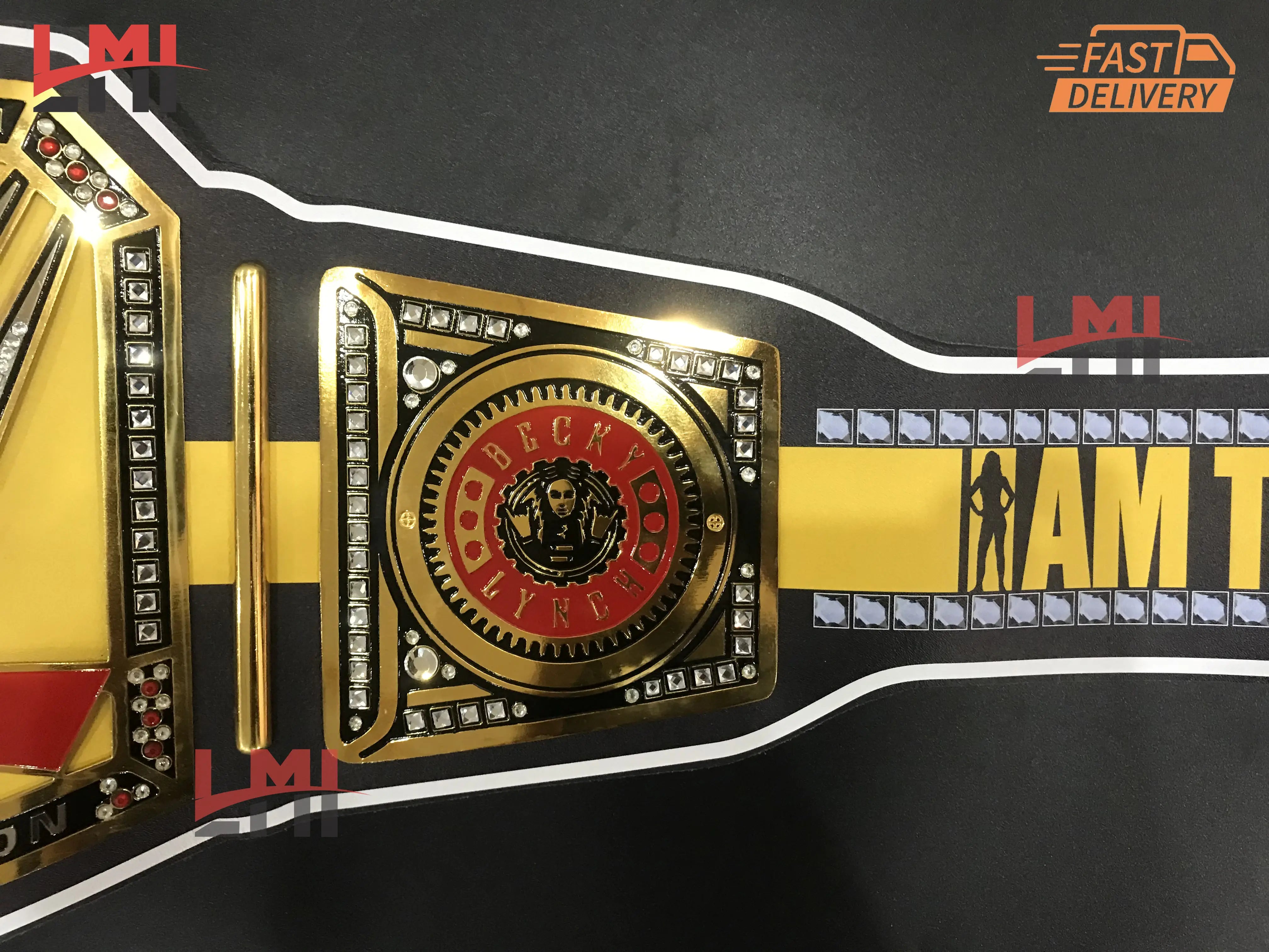 Becky Lynch The Man Custom Universal Replica Championship Belt 2mm Brass 