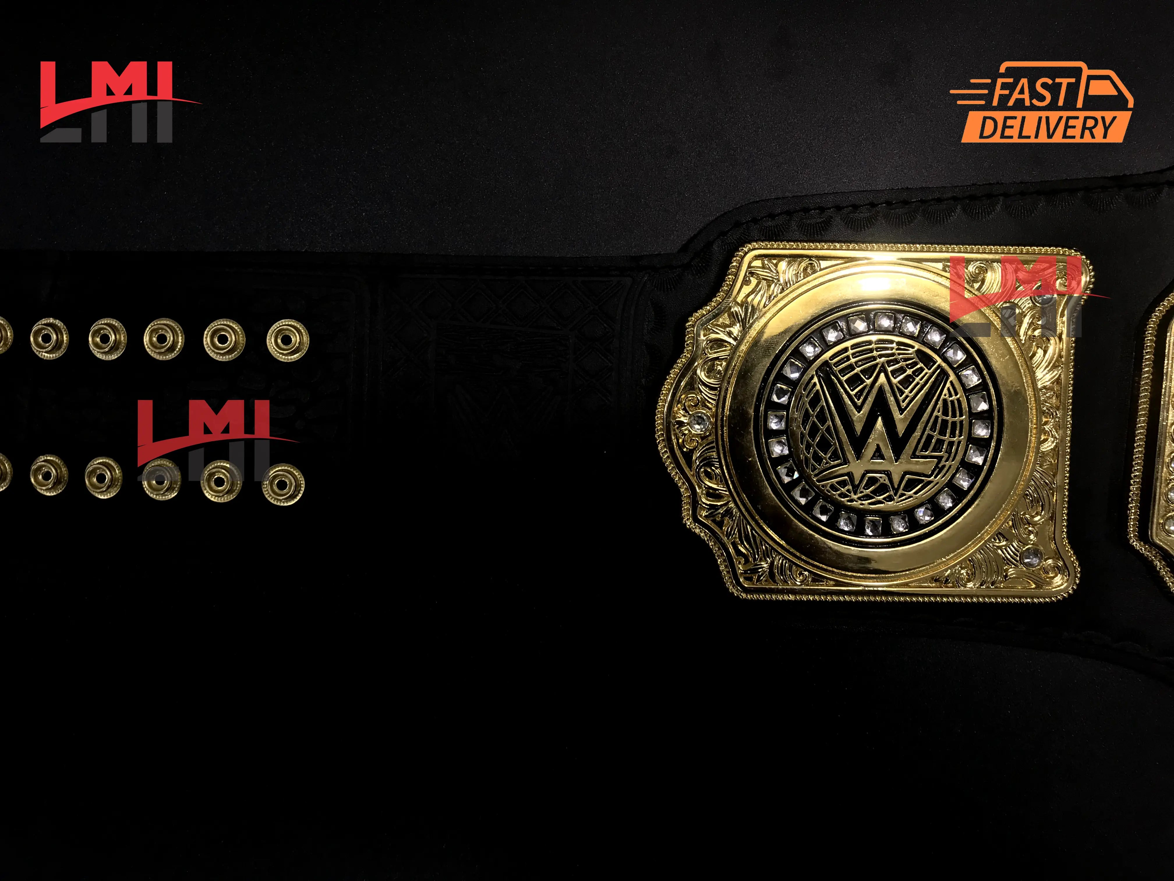New World Heavyweight Championship Belt Replica Wrestling belt 6mm Diecast - LMI Championship Belts
