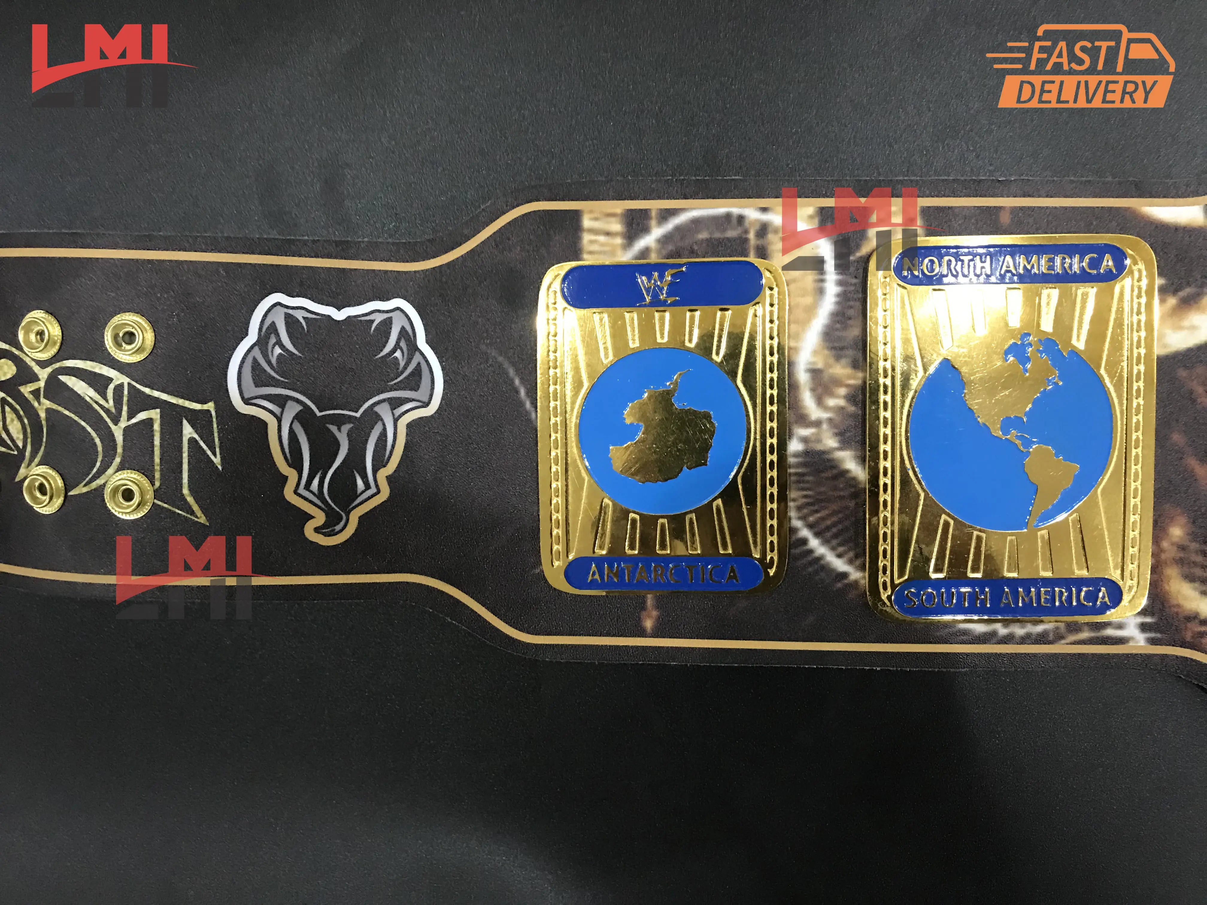 WWF Randy Orton Custom Intercontinental Championship Belt 4mm Brass - LMI Championship Belts