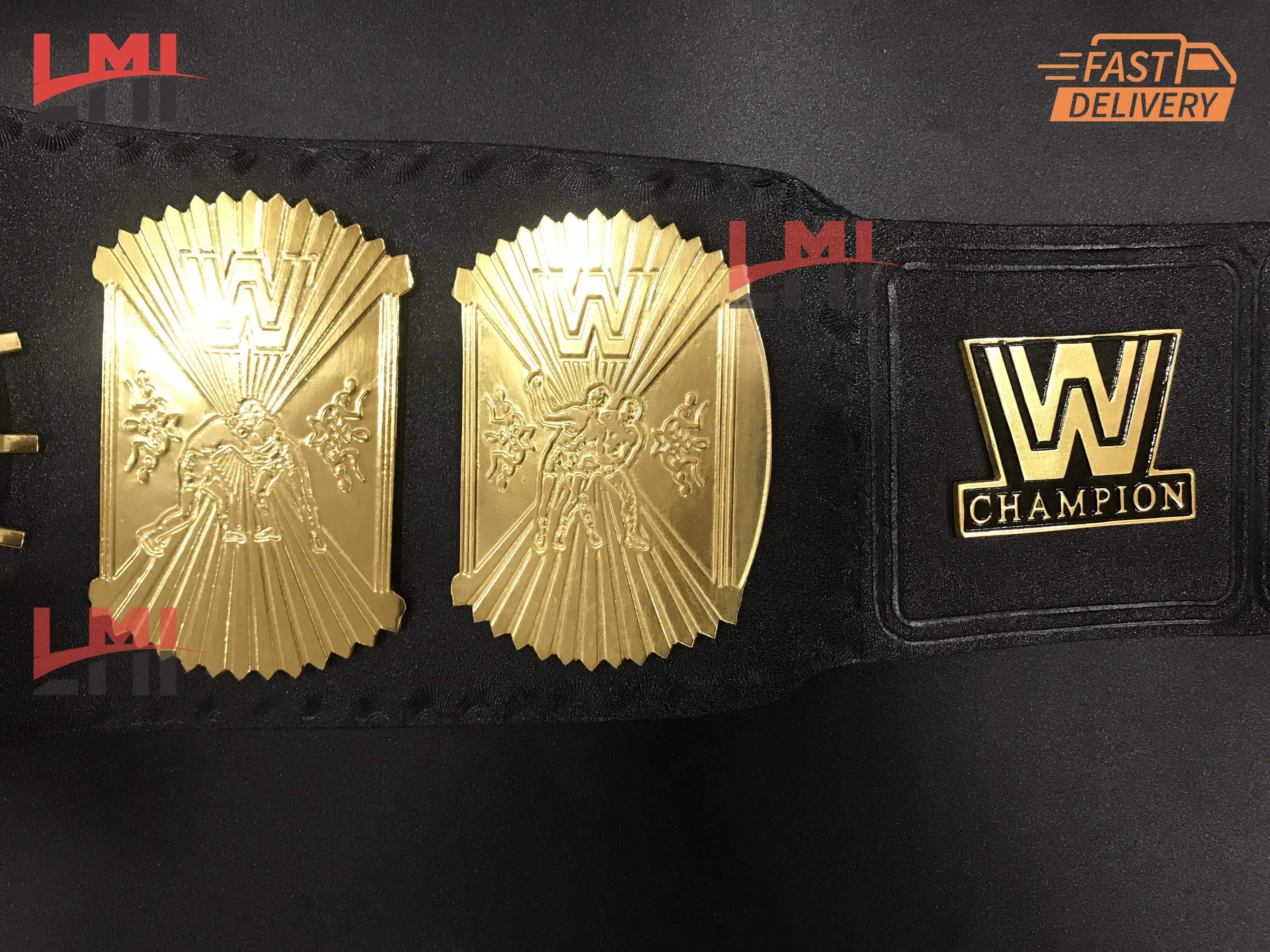 WWE Winged Eagle Championship Belt Wrestling Replica Belt 2mm - LMI Championship Belts