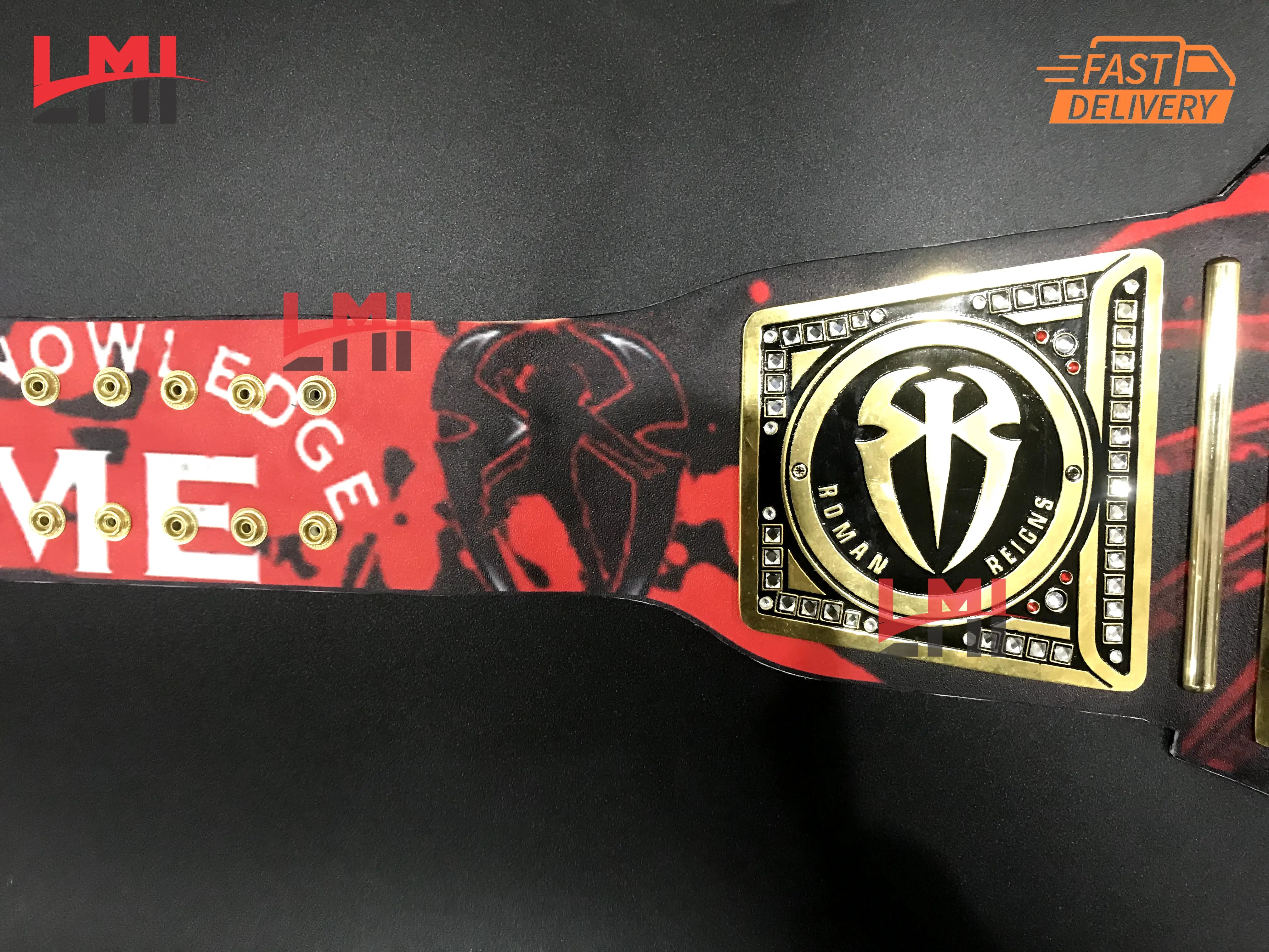Custom Roman Reigns Universal Replica Championship Belt 2mm Brass 