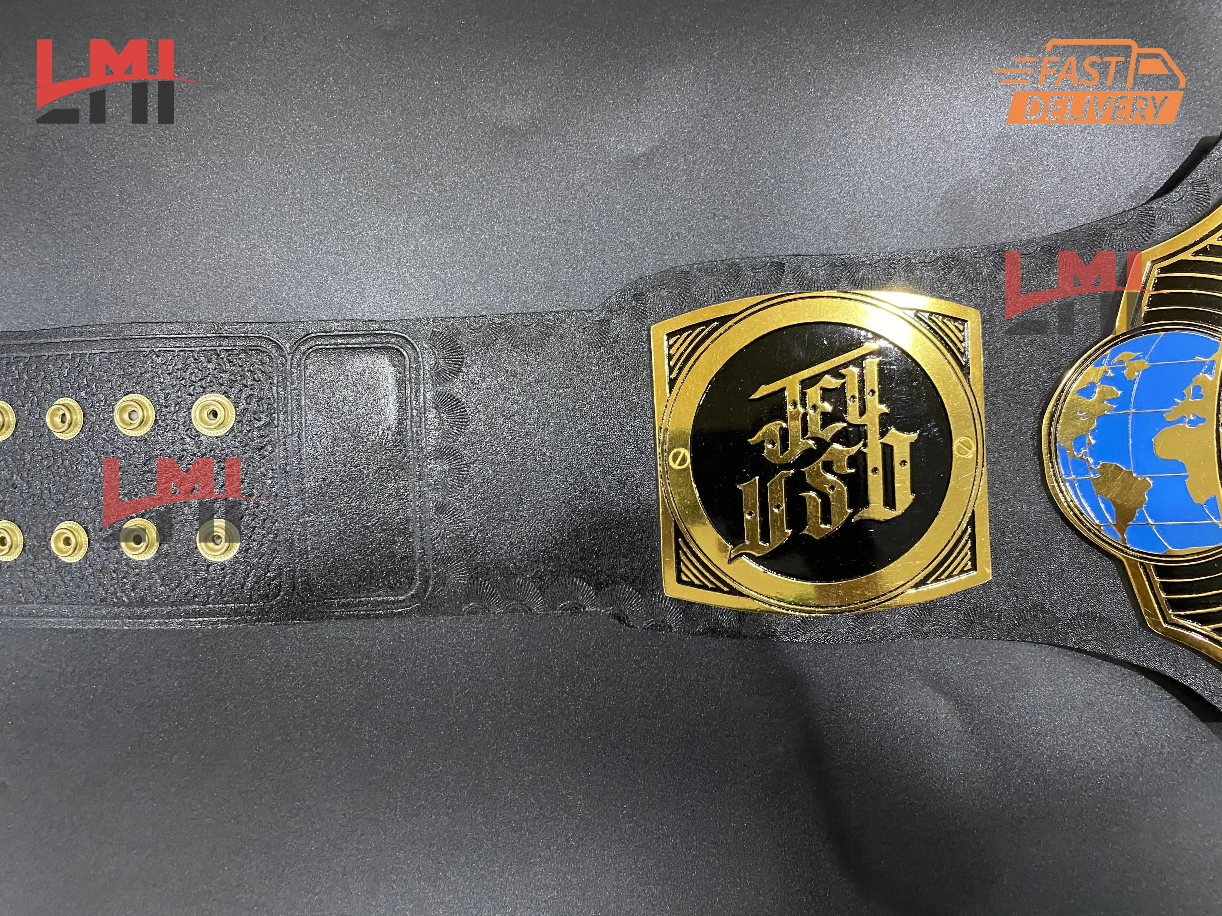 Jey Uso Yeet Intercontinental Championship Belt Wrestling Belt 2mm Brass 