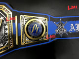 Custom AJ Styles Universal Championship Belt 2mm Brass 