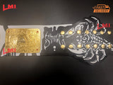 Custom Tribute to Sting Big Gold World Heavyweight Championship Belt 2mm Brass - LMI Championship Belts