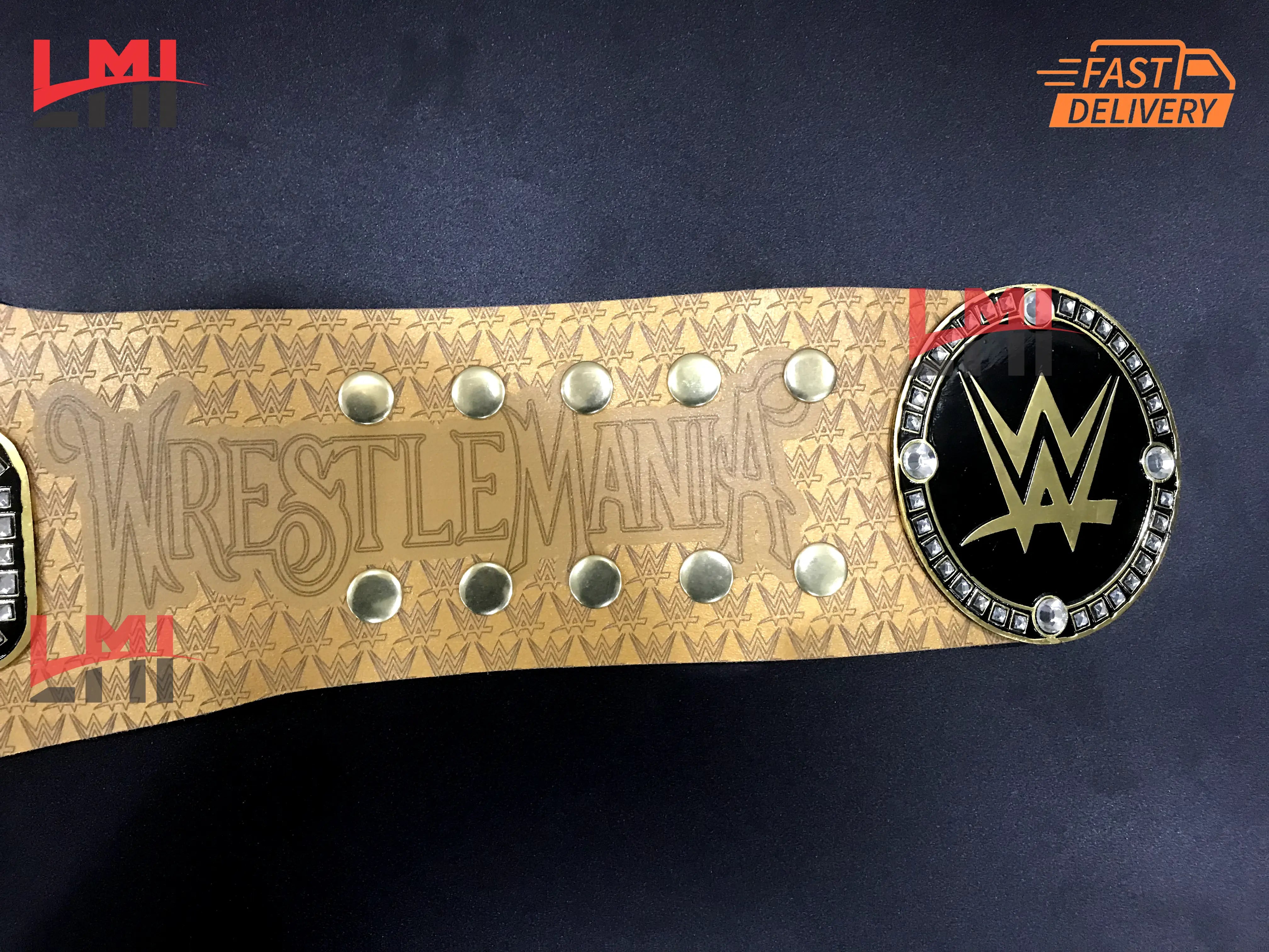 Snoop Dogg Wrestle Mania 39 Universal Championship Belt Dual Plate 2mm Brass - LMI Championship Belts